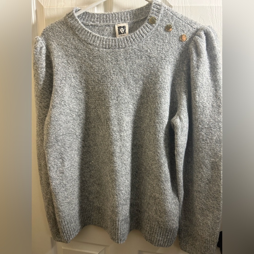 Anne Klein Women’s  Heather Gray  Sweater